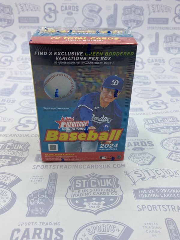 2024 Topps Heritage High Number Baseball Blaster Box