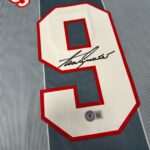 Alan Shearer Signed 1996 England National Team Away Soccer Jersey #9 – Beckett COA