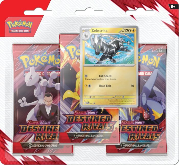 Pokemon Scarlet & Violet 10 - Destined Rivals 3-Pack Blister