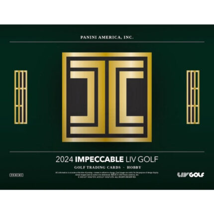 2024 Panini Impeccable LIV Golf Hobby 3-Box Case