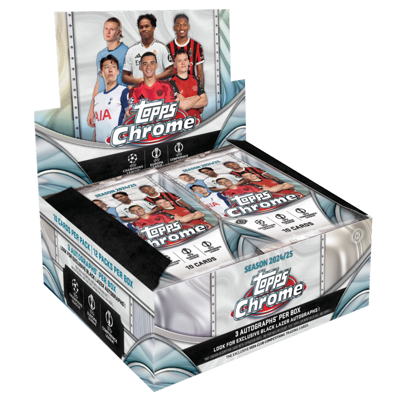 2024-25 Topps Chrome® UEFA Club Competitions - Jumbo Box