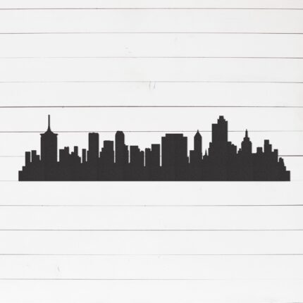 Tulsa Skyline Wall Art | City Skyline Wall Art | Cityscape Wall Art | Metal Wall Art | Metal Wall Decor | Metal Decor